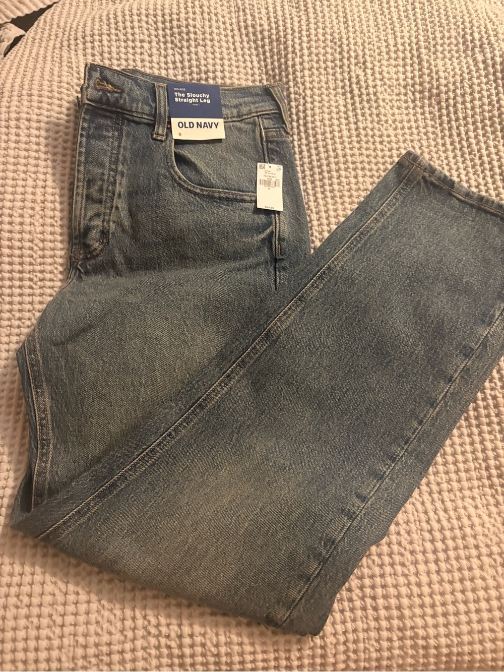 Old Navy Women’s Light Blue Straight-Leg Jeans
